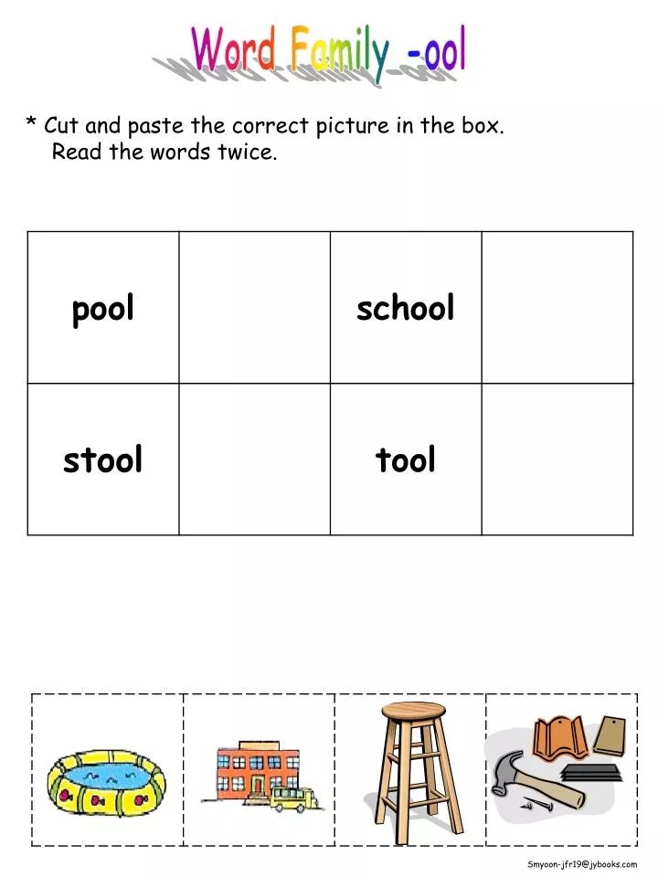 PPT - Word Family -ool PowerPoint Presentation, free download - ID:5669130