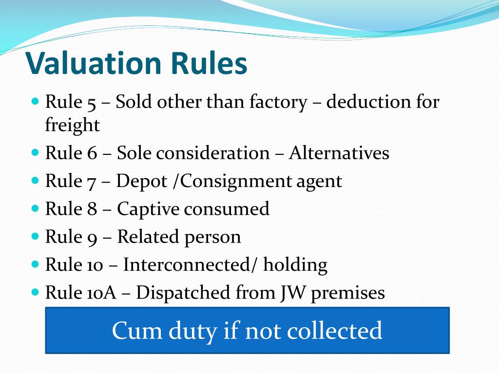 PPT Approach To Understand Central Excise PowerPoint Presentation