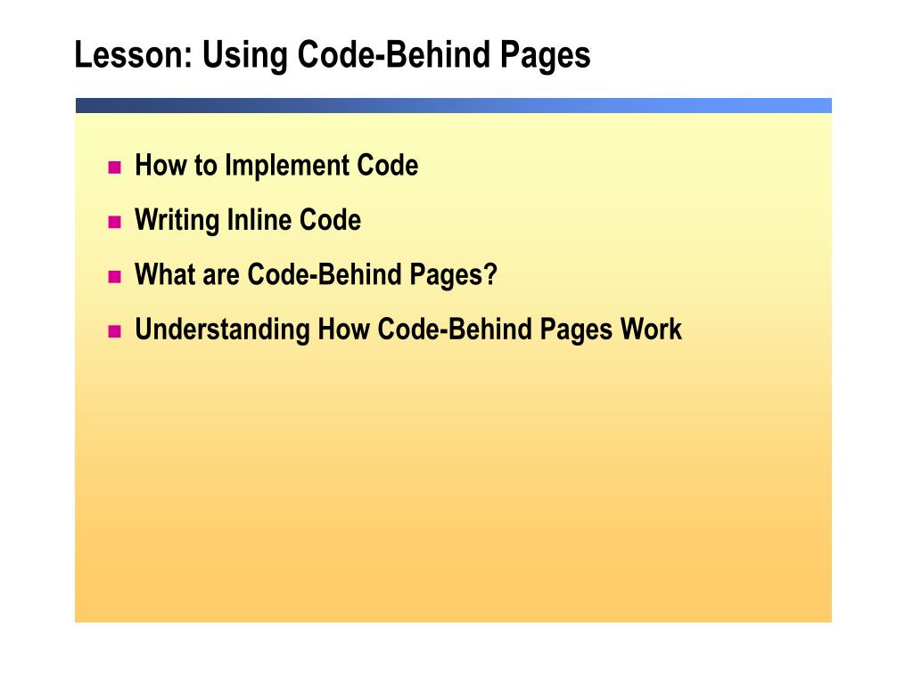 PPT Module 5 Adding Code to a Microsoft Web Form PowerPoint