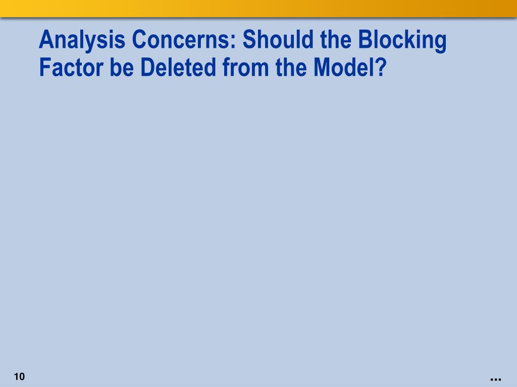 PPT Chapter 2 Multiple Factor Designs and Blocking PowerPoint
