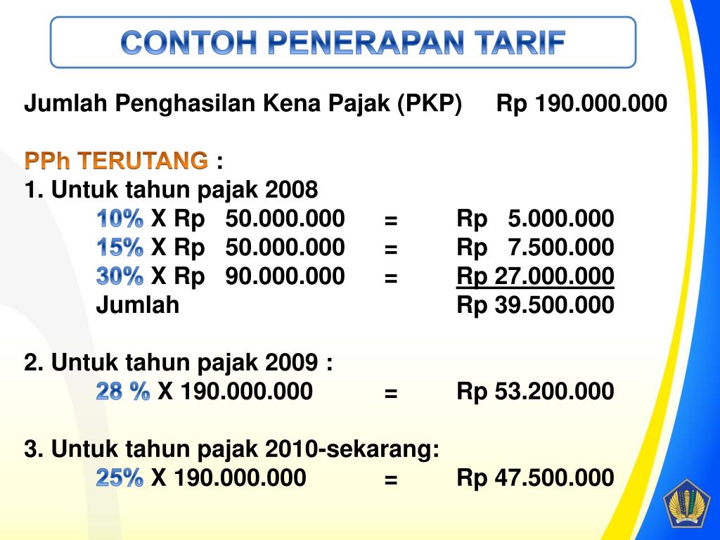 PPT Pengisian SPT Tahunan PPh Badan Tahun Pajak 2012 PowerPoint