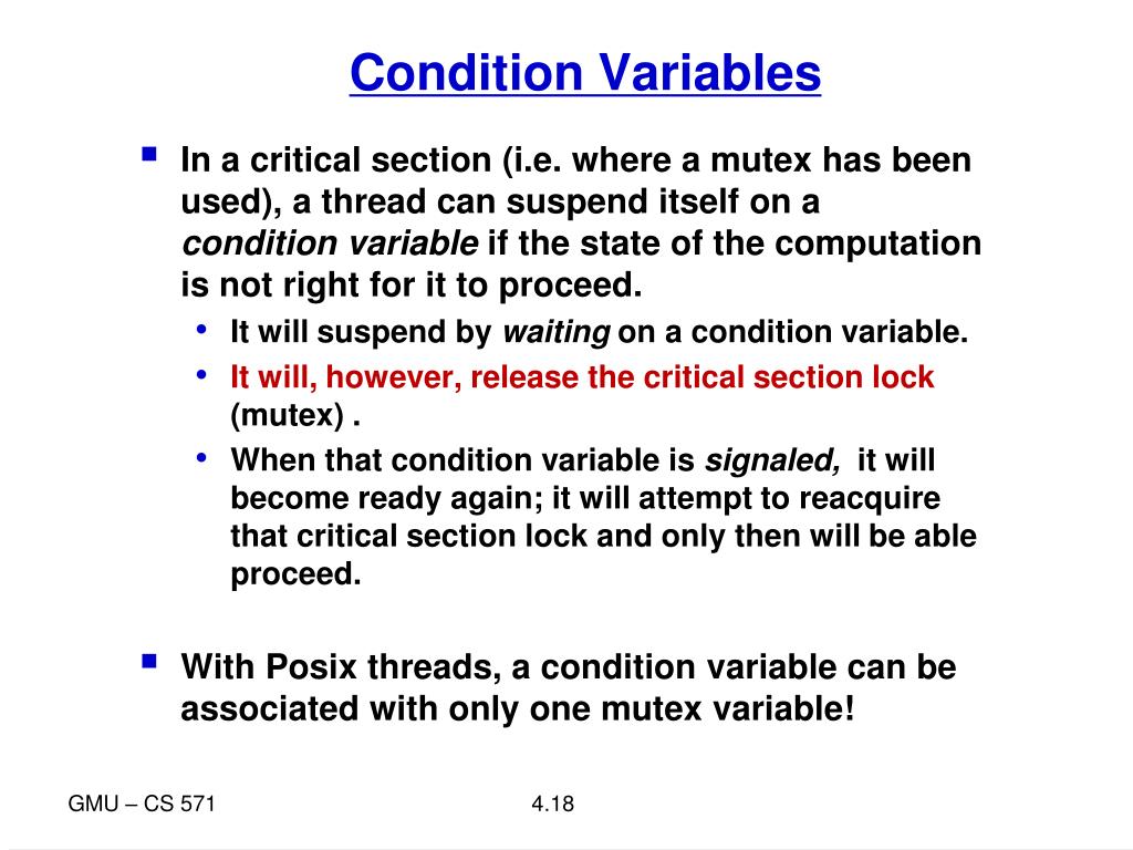 PPT CS 471 Lecture 4 Programming with Posix Threads and Java