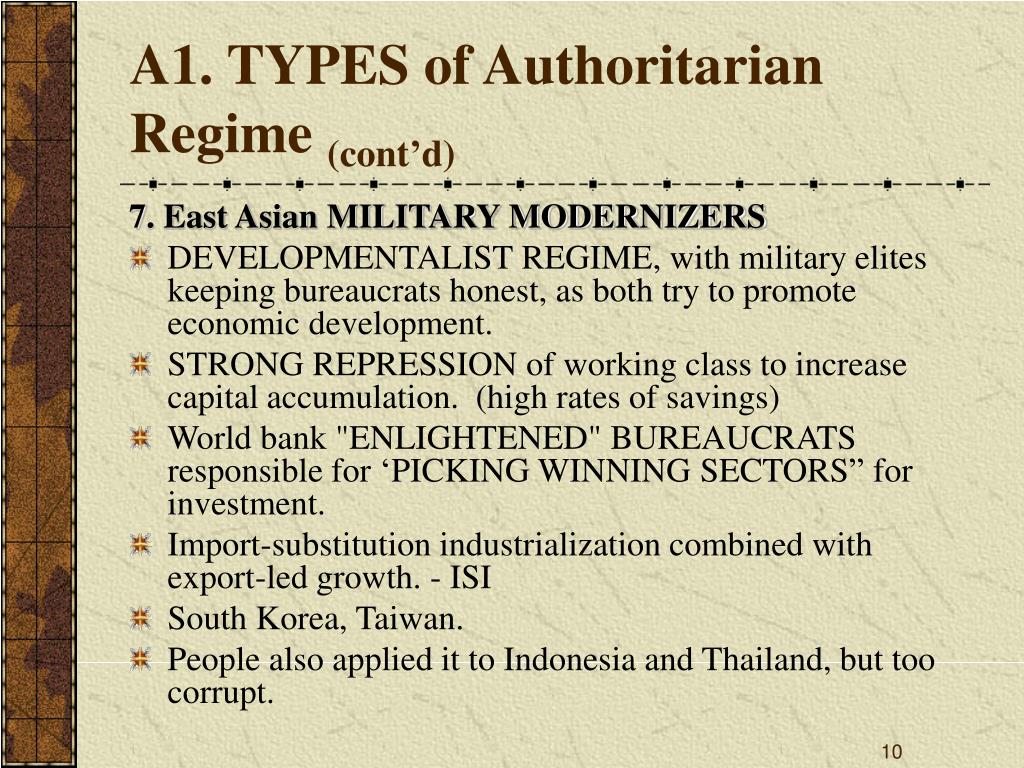 PPT Lecture 23 Authoritarian Politics PowerPoint Presentation, free