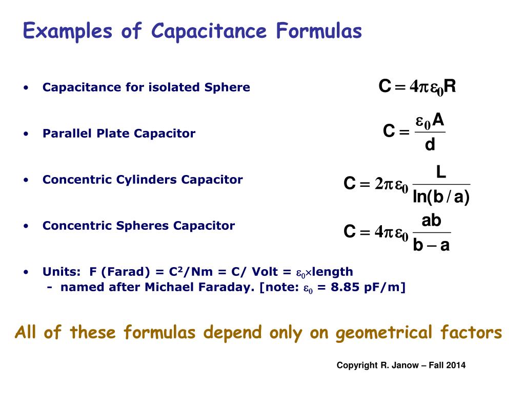PPT Physics 121 Electricity and Lecture 06 Capacitance