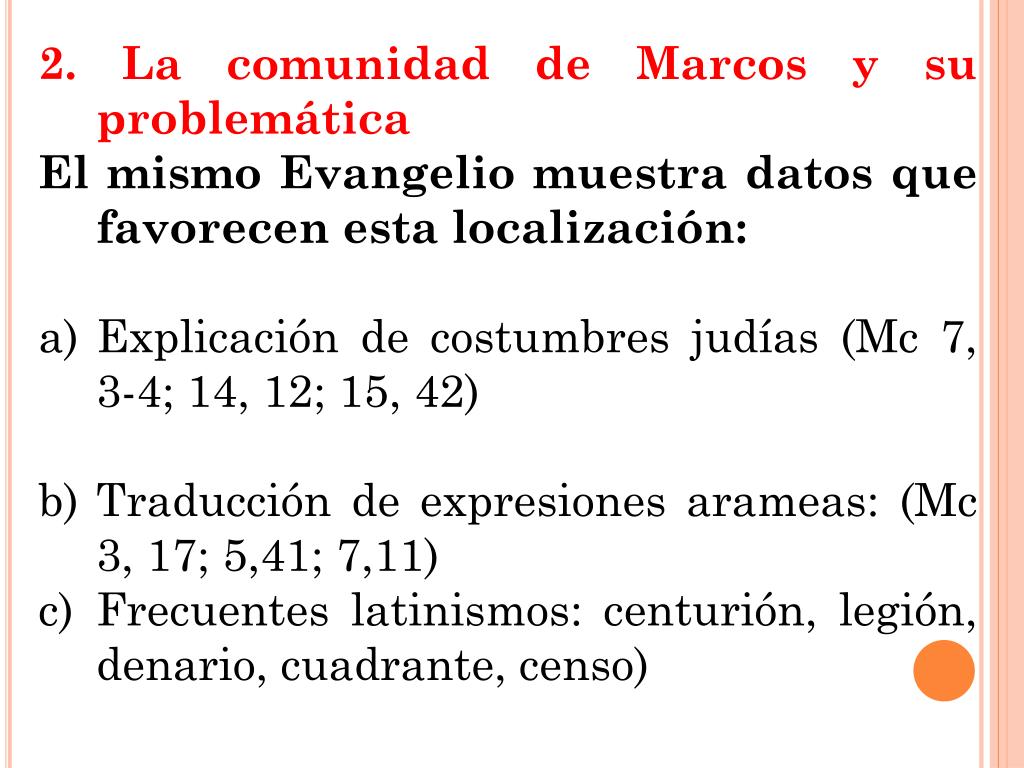PPT Evangelio de san marcos tema iii PowerPoint Presentation, free
