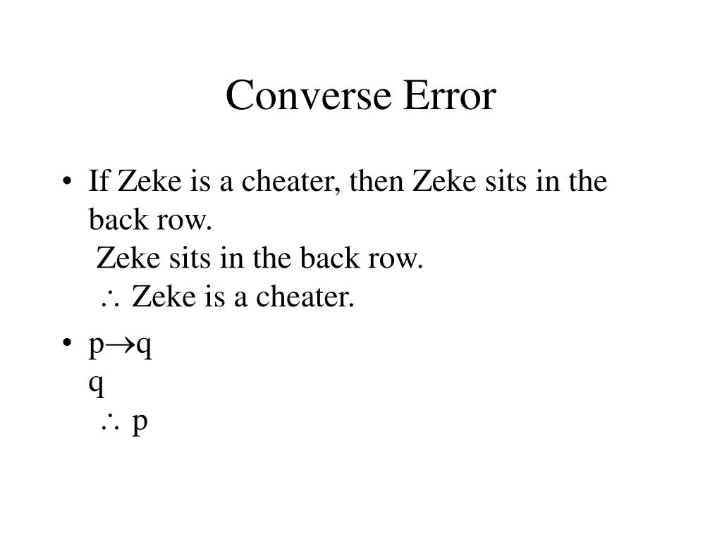 PPT Valid and Invalid Arguments PowerPoint Presentation, free