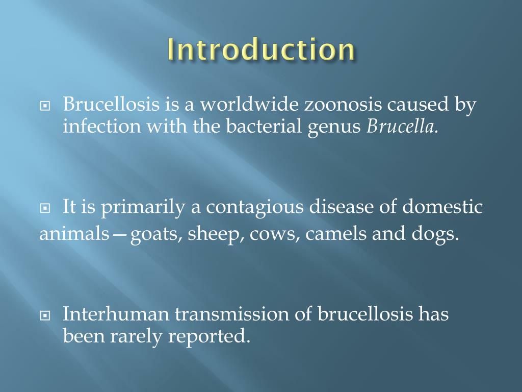 PPT Brucellosis PowerPoint Presentation, free download ID5685569