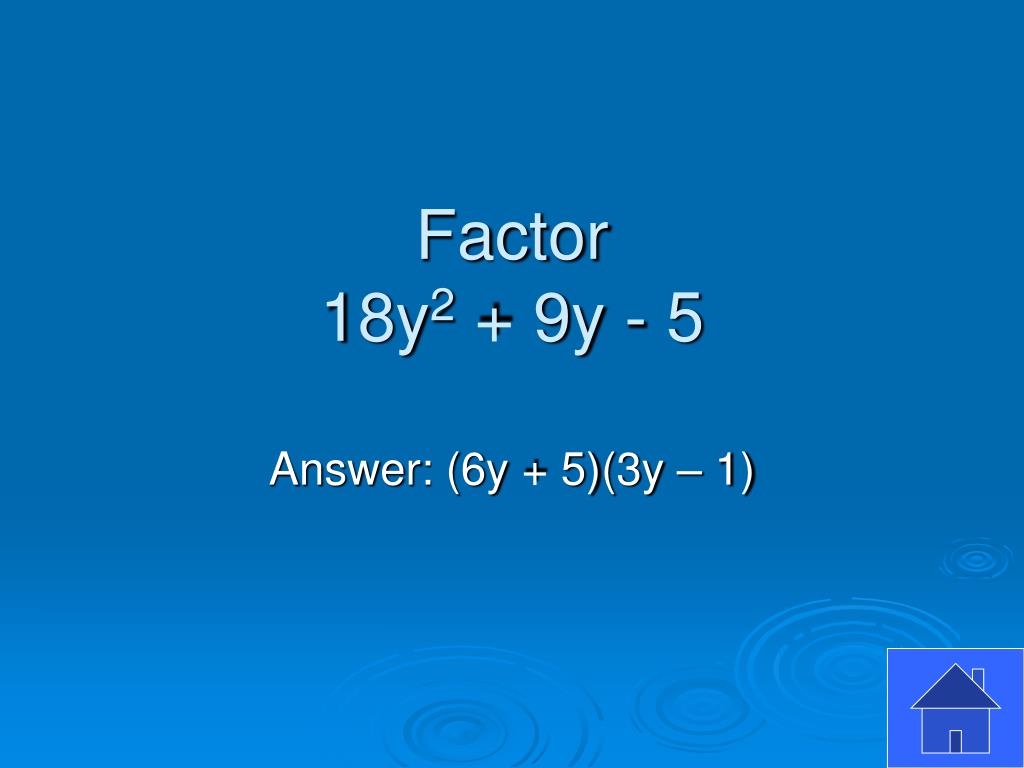 PPT Factoring Review PowerPoint Presentation, free download ID5686136