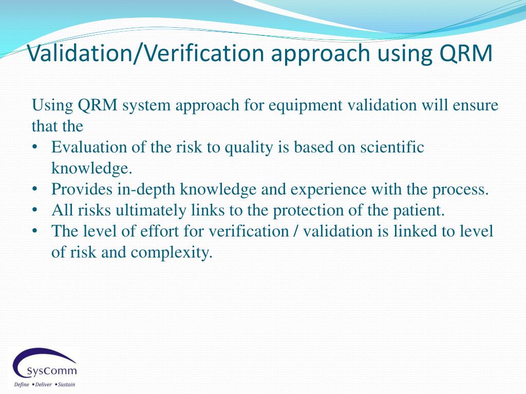 PPT Managing equipment validation using ASTM approach for optimum