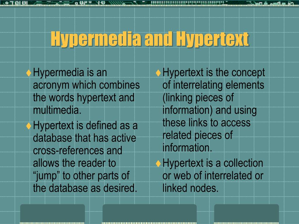 PPT Hypermedia PowerPoint Presentation, free download ID5688253