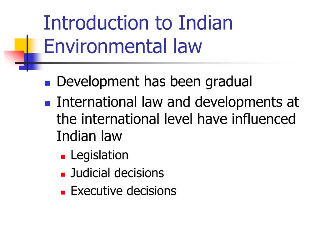 PPT India and International Environmental Law PowerPoint