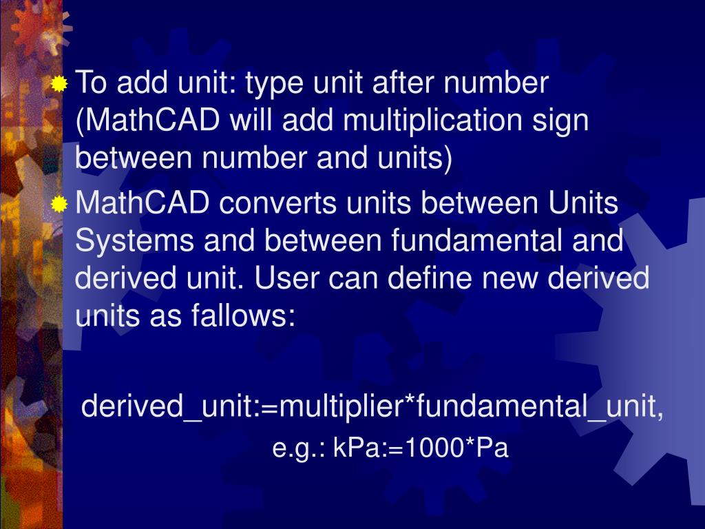 PPT MathCAD PowerPoint Presentation, free download ID5690079