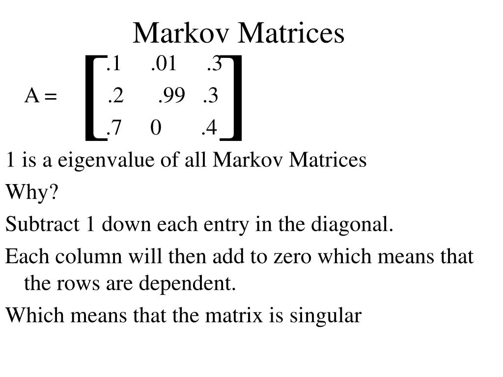 PPT Day 3 Markov Chains PowerPoint Presentation, free download ID