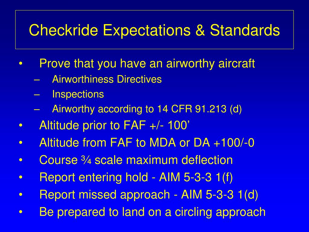 PPT Passing the Instrument Checkride Tips & Traps Dave Simpson Master