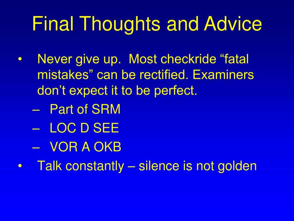 PPT Passing the Instrument Checkride Tips & Traps Dave Simpson Master