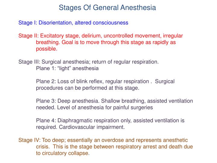PPT General anesthetics PowerPoint Presentation ID5700252