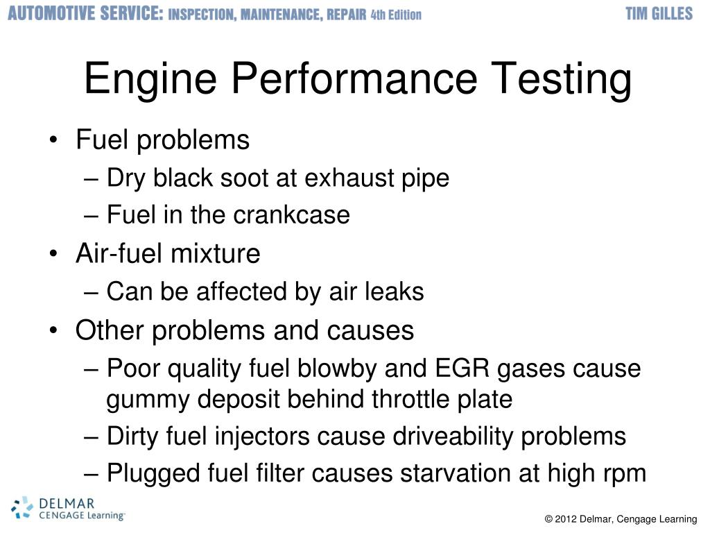PPT Diagnosing Engine Performance Problems PowerPoint Presentation