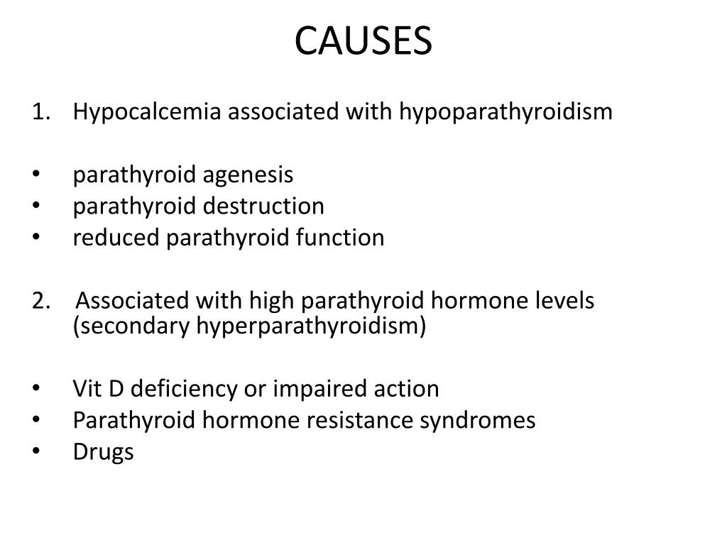 PPT HYPOCALCEMIA PowerPoint Presentation, free download ID5701553