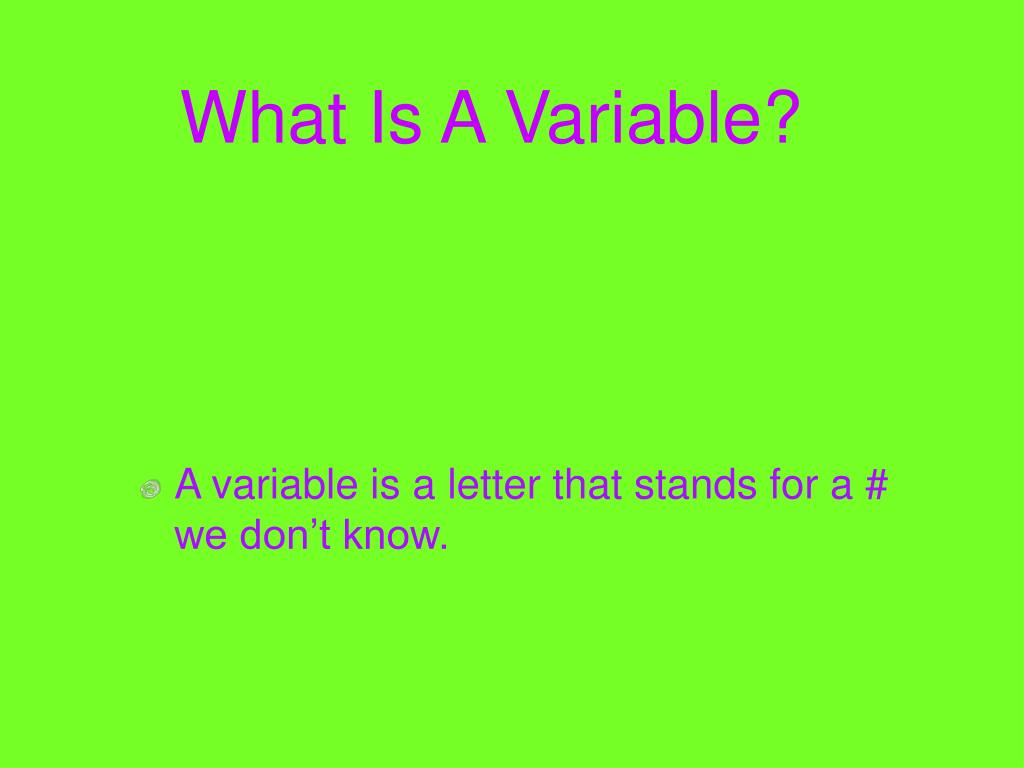 PPT How To Solve Open Sentences Variables!!! PowerPoint Presentation