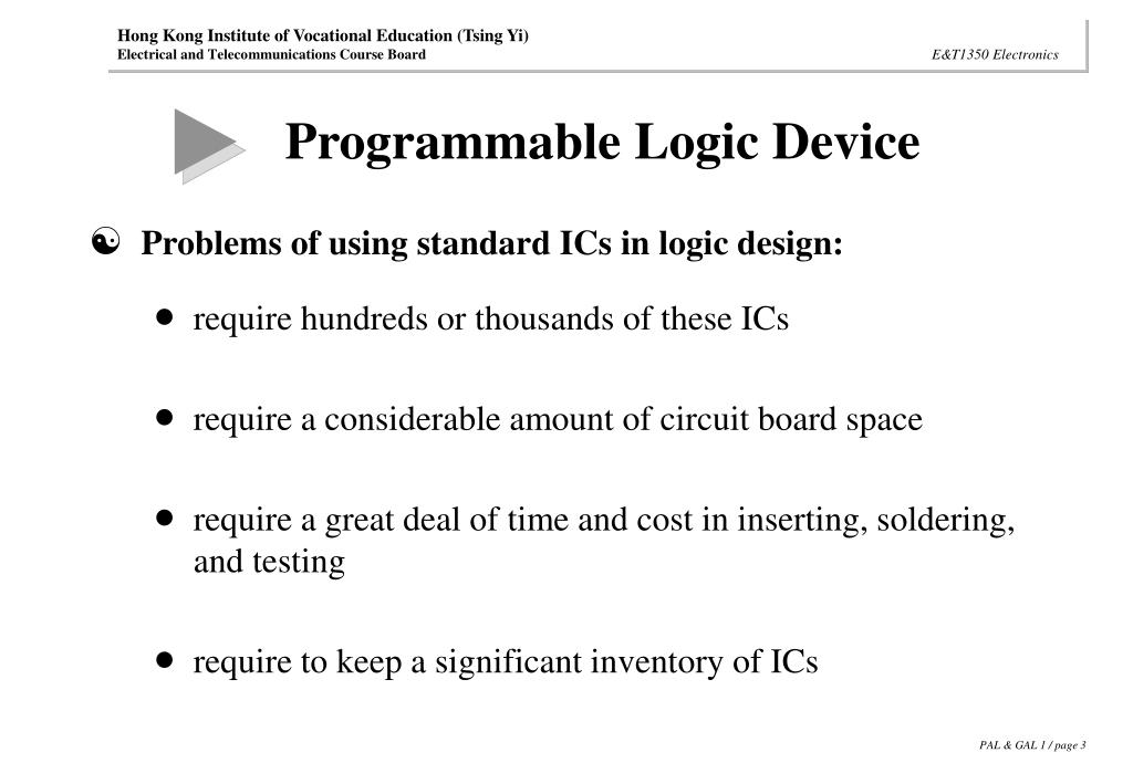 PPT 6. Programmable Logic Device Programmable Array Logic (PAL