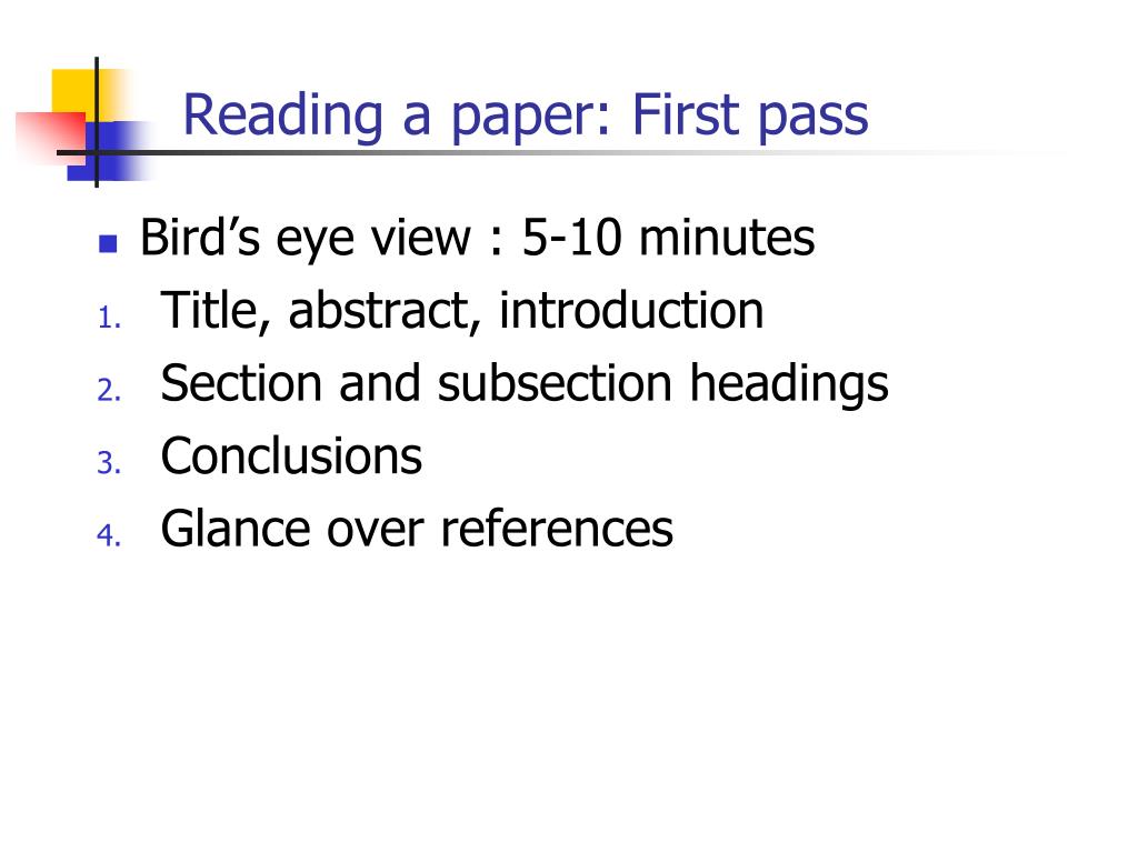 PPT How to Read a Research Paper, Write a Research Paper PowerPoint