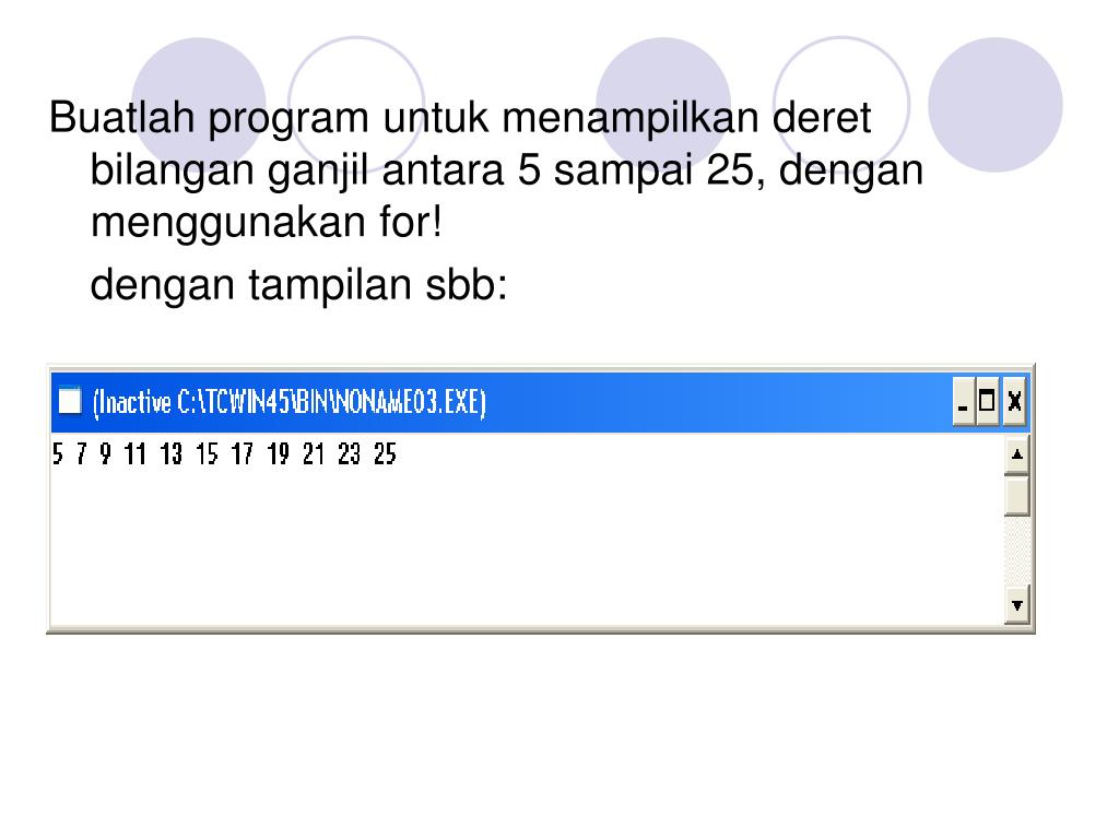 PPT PERULANGAN (LOOPING) PowerPoint Presentation, free download ID