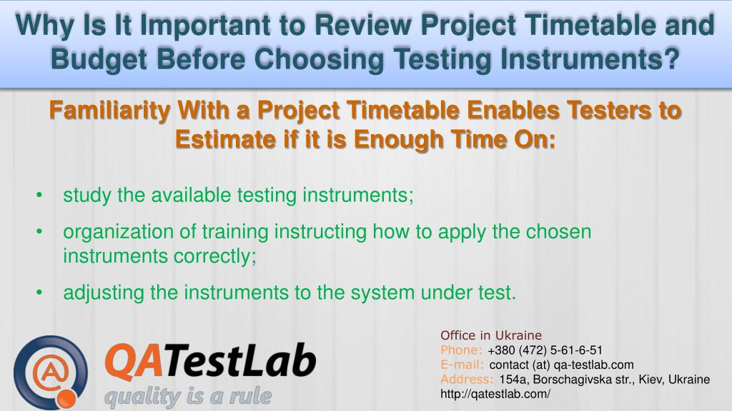 PPT Why Is It Important to Review Project Timetable and Budget