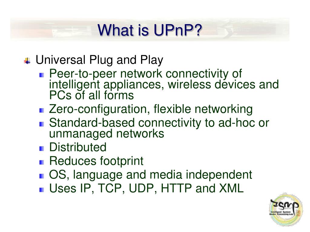 PPT UPnP Technology PowerPoint Presentation, free download ID5710081