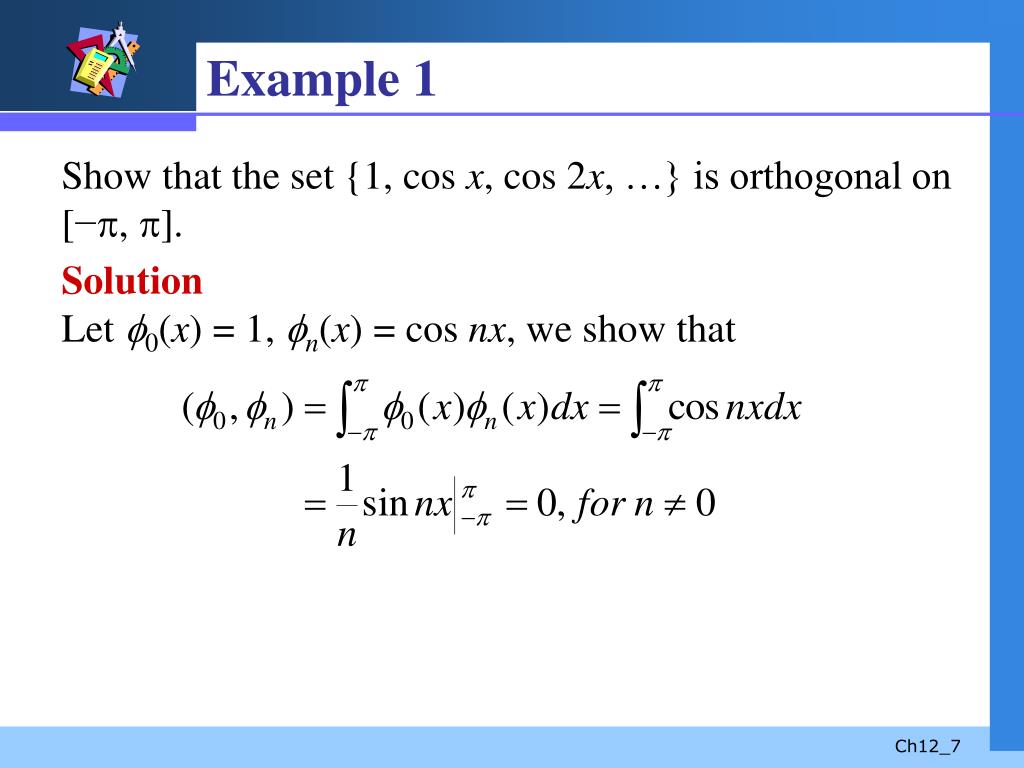 PPT Orthogonal Functions and Fourier Series PowerPoint Presentation, free download ID5712749