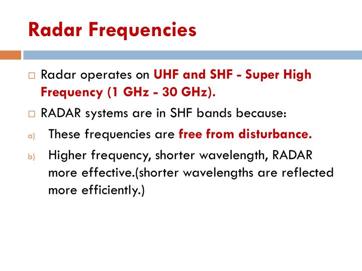 PPT Lecture 6 RADAR PowerPoint Presentation ID5714696