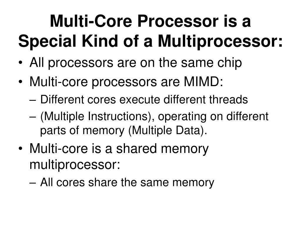 PPT MultiCore Architectures PowerPoint Presentation, free download