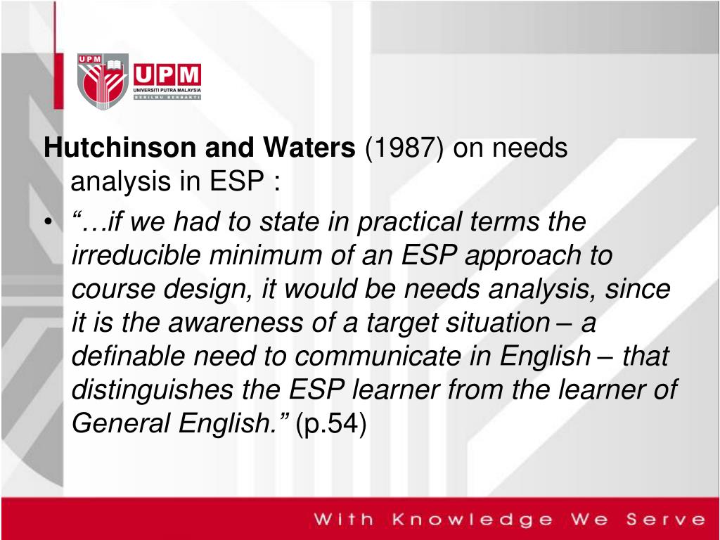 PPT UNIT 2 LEARNER NEEDS ANALYSIS PowerPoint Presentation, free