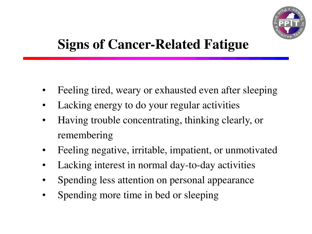 PPT CancerRelated Fatigue PowerPoint Presentation, free download
