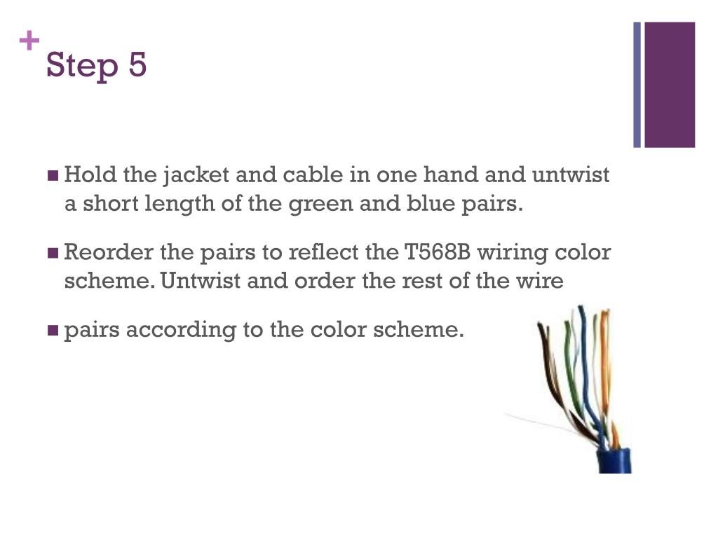 PPT StraightThrough Cable Construction PowerPoint Presentation, free