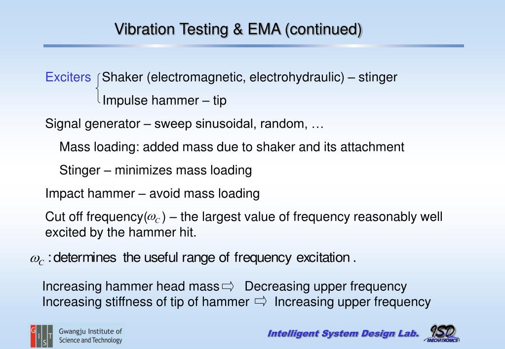 PPT Vibration Testing & Experimental Modal Analysis (EMA) PowerPoint