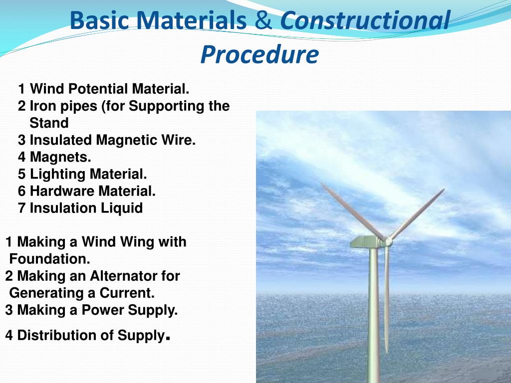 PPT Wind Turbine Power Plant PowerPoint Presentation, free download