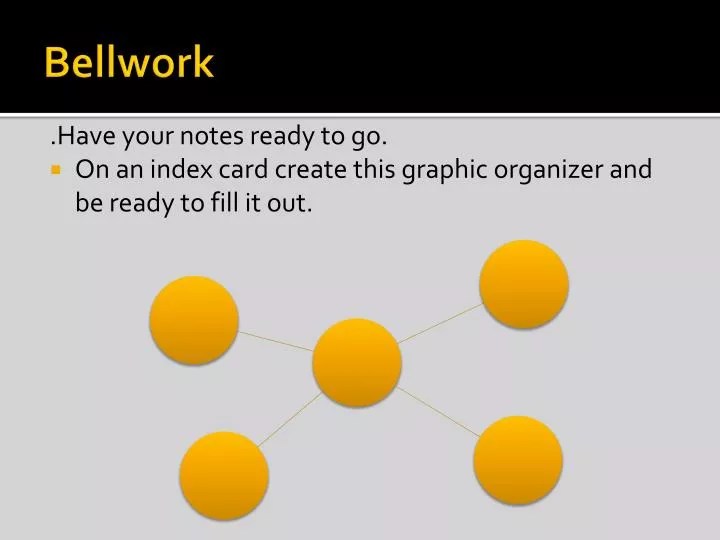 PPT Bellwork PowerPoint Presentation, free download ID5728437