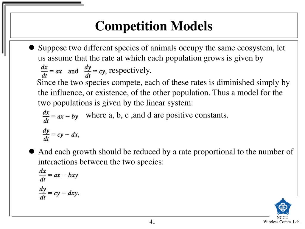 PPT Chapter 3 Modeling With FirstOrder Differential Equations