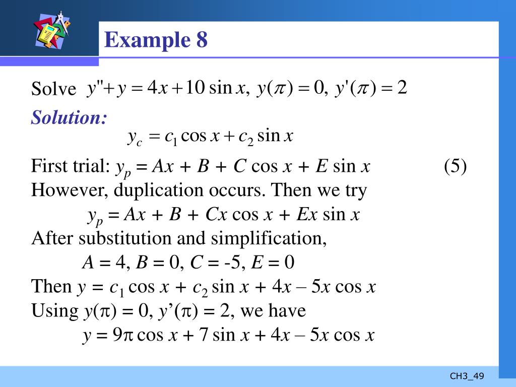 PPT HigherOrder Differential Equations PowerPoint Presentation, free