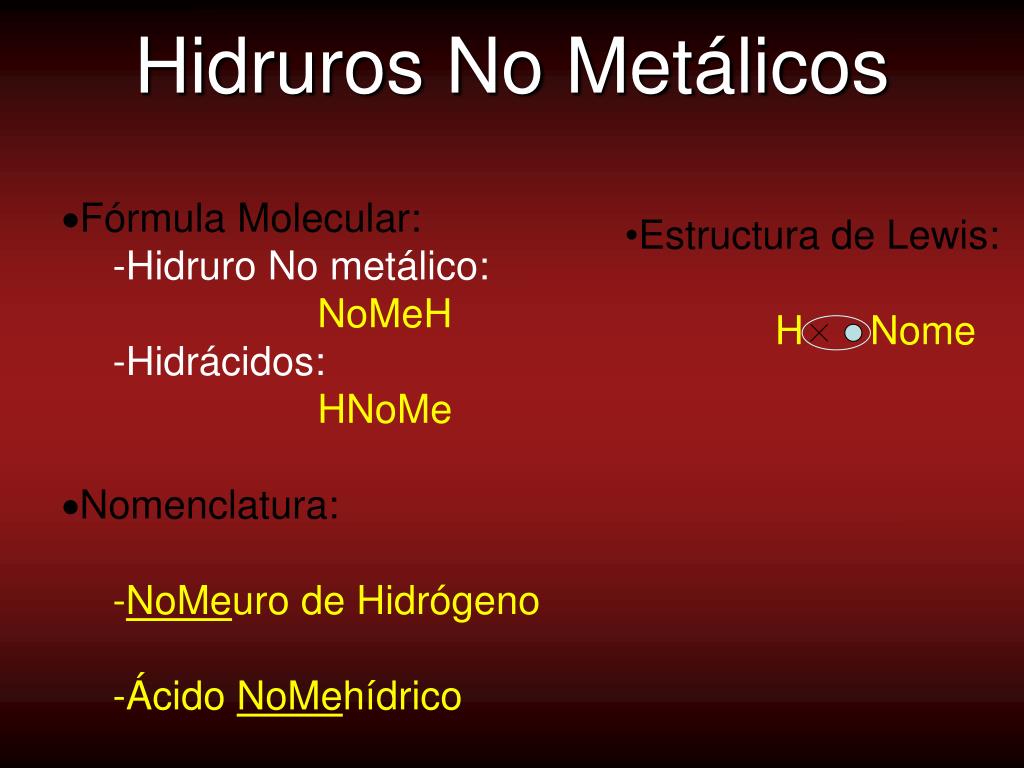 Best Hidruros No Metalicos Image Laci