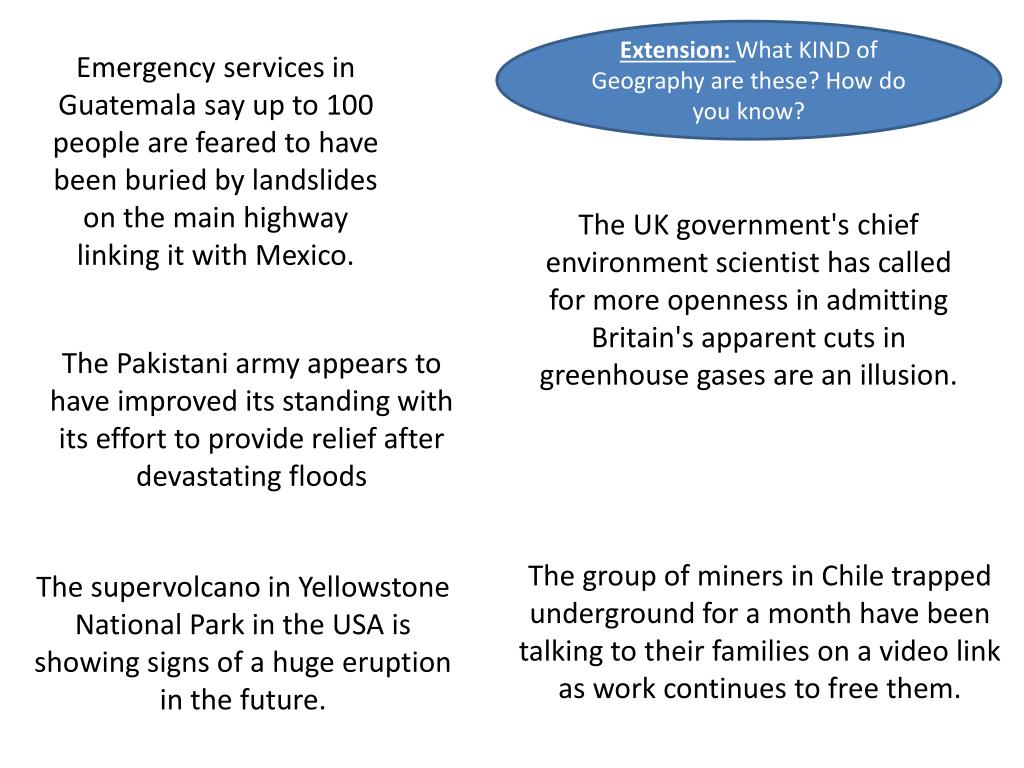 PPT Lesson 3 Types of Geography PowerPoint Presentation, free