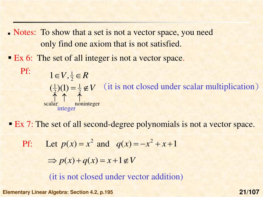 PPT Chapter 4 Vector Spaces PowerPoint Presentation, free download