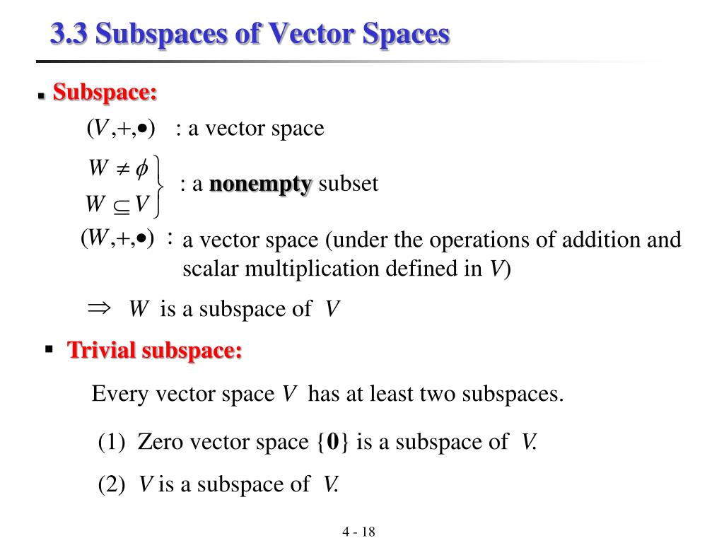 PPT Chapter 3 Vector Spaces PowerPoint Presentation, free download ID5738812