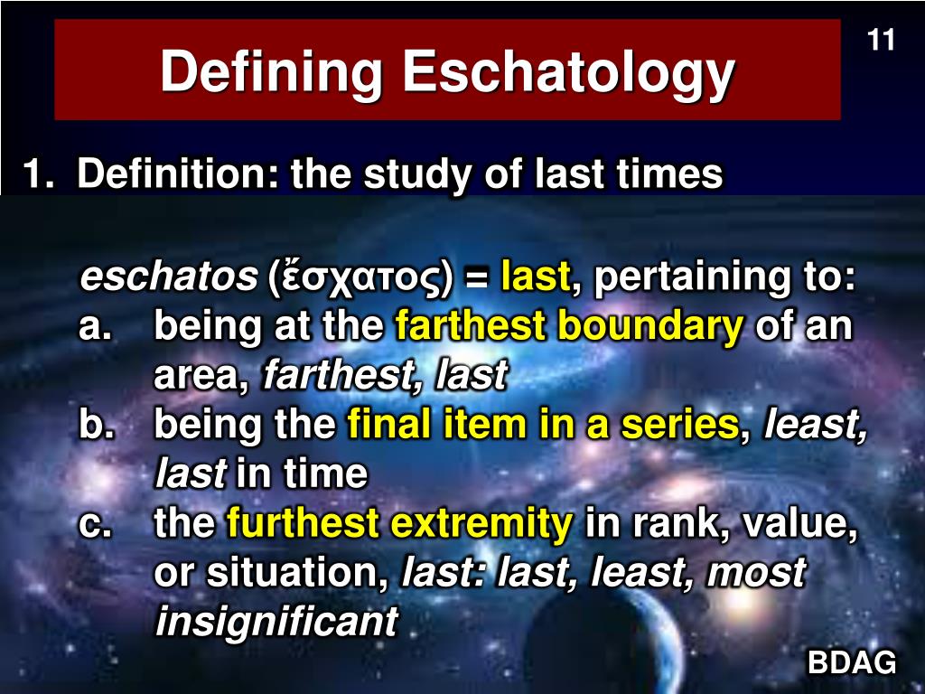 PPT Eschatology PowerPoint Presentation, free download ID5740770
