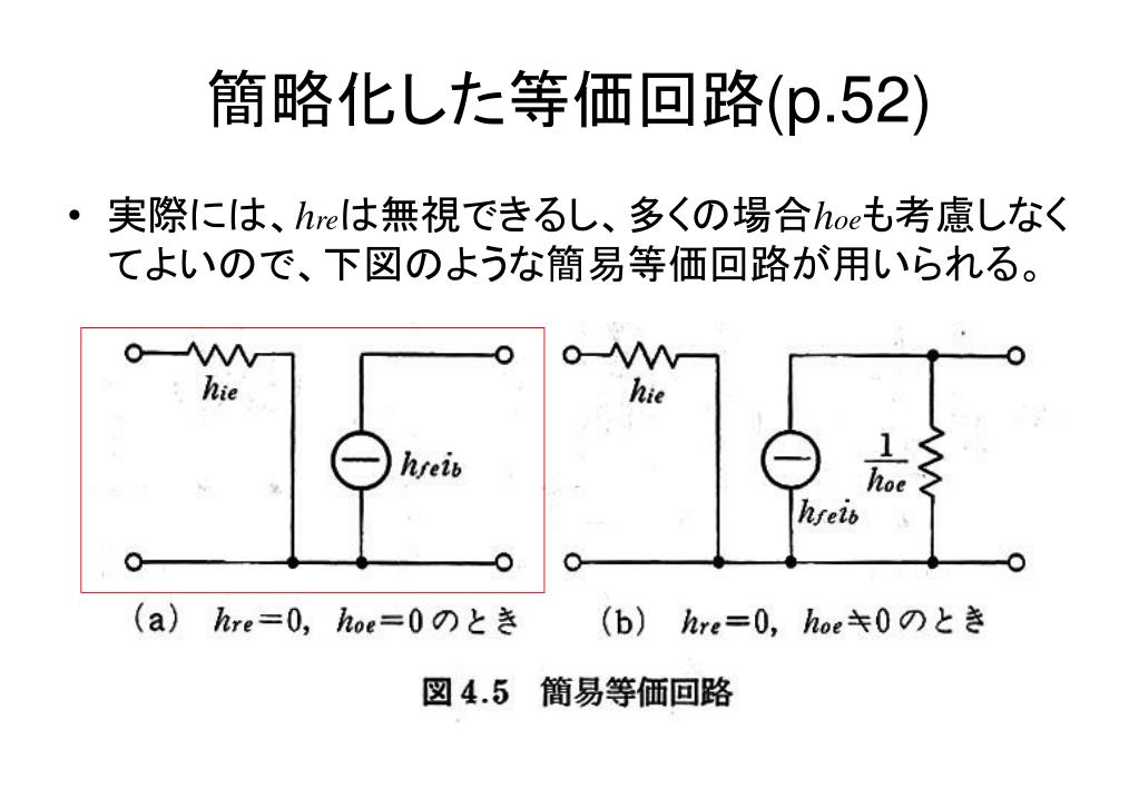 PPT エレクトロニクス II 第 11 回トランジスタの等価回路 2003.12.19 PowerPoint Presentation