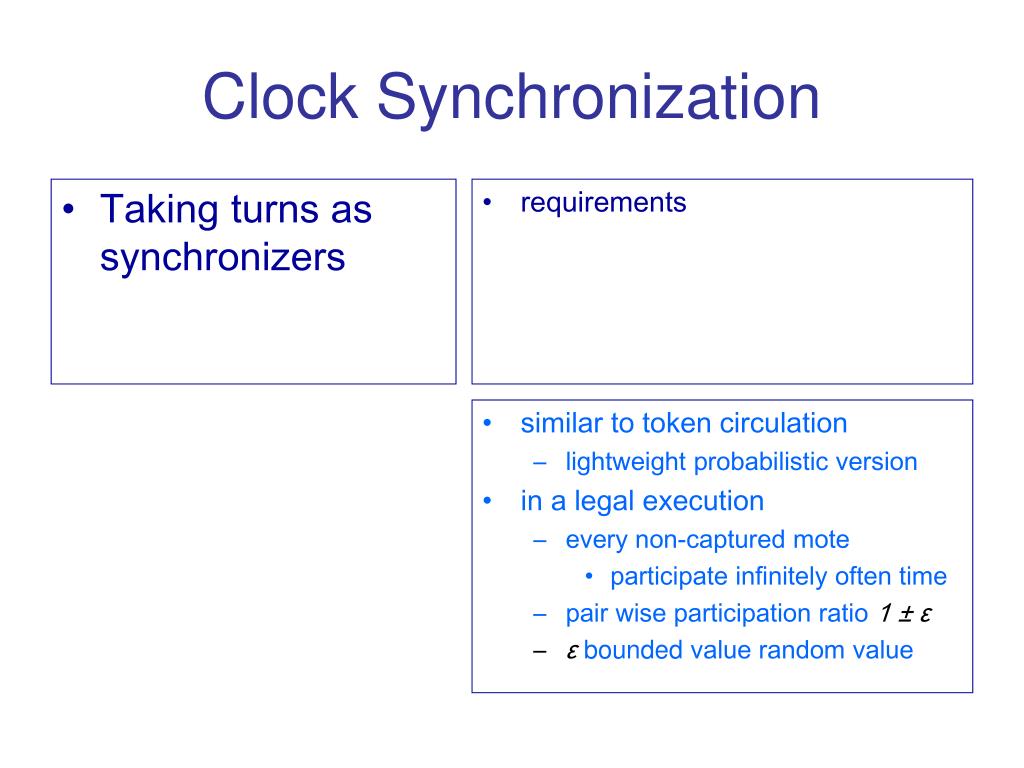 PPT Secure and FaultTolerant Clock Synchronization in Sensor