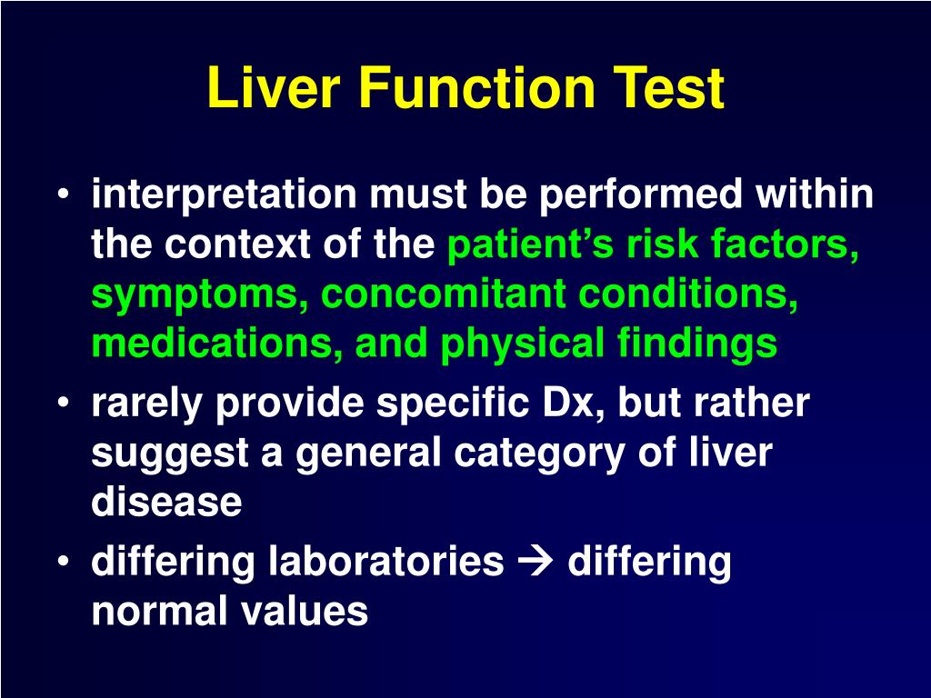 PPT Liver Function Test PowerPoint Presentation, free download ID