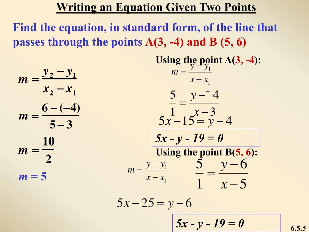 PPT Linear Equations PointSlope Form PowerPoint Presentation, free