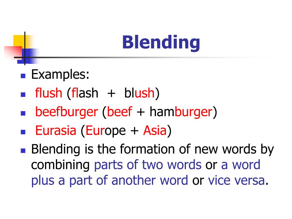 PPT Blending PowerPoint Presentation, free download ID5746160