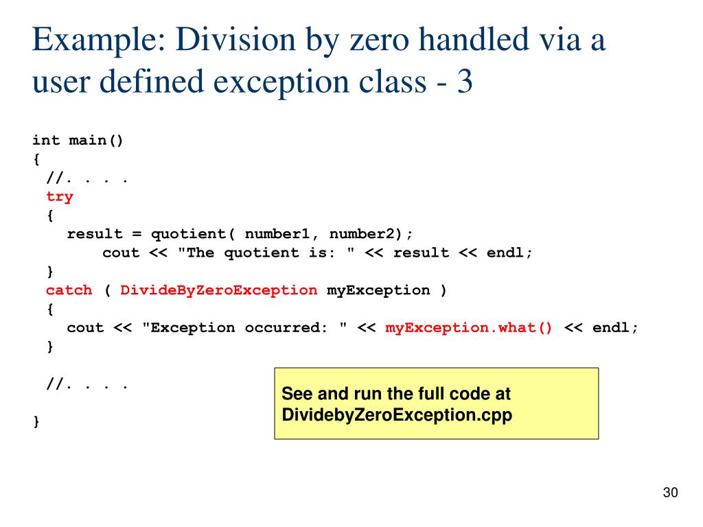 PPT CS 204 Advance Programming Exception Handling in C++ PowerPoint